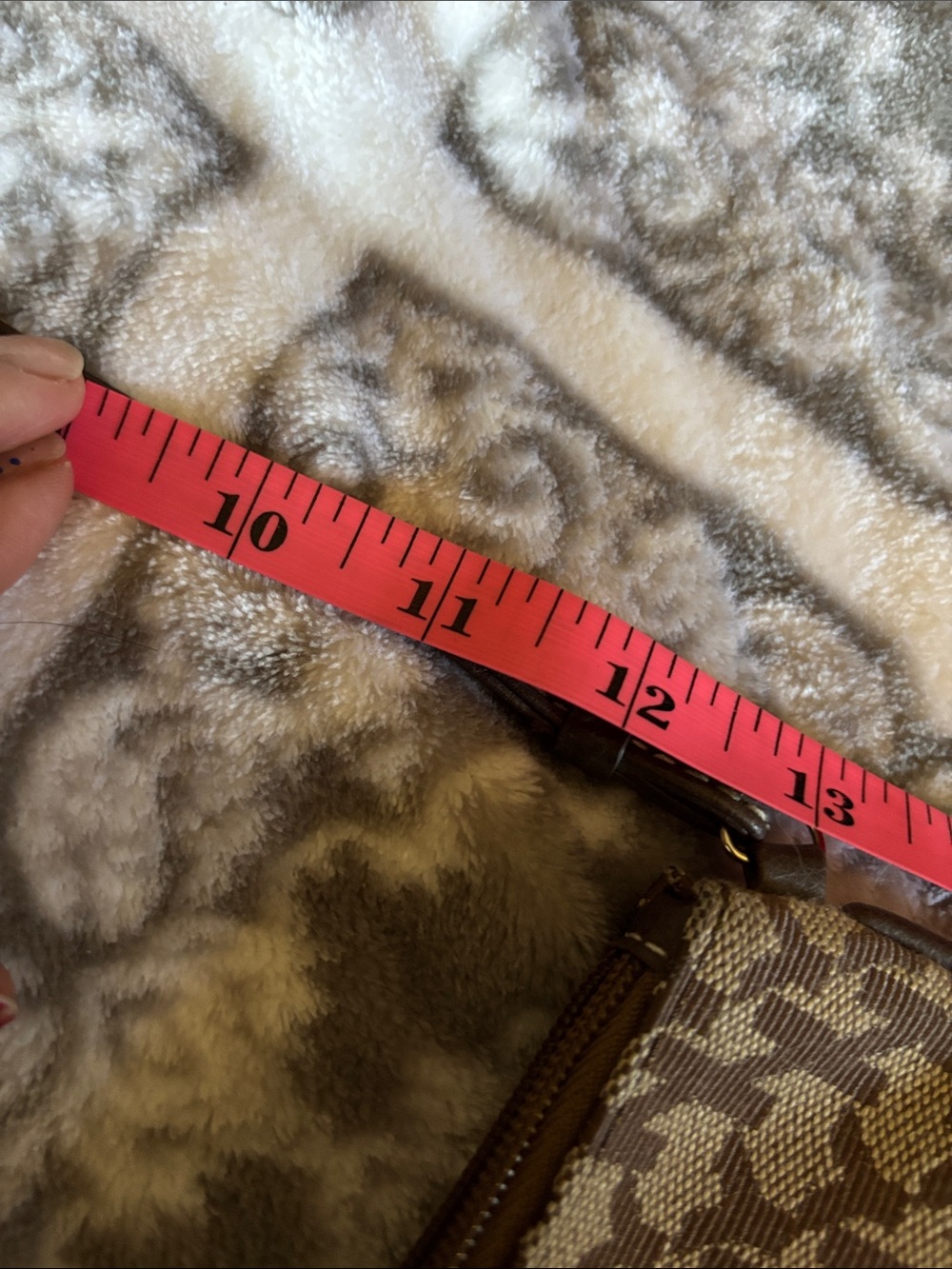 New York & Company Brown Patterned Wristlet Clutch - Picture 10 of 11